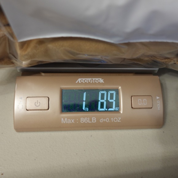 Vtg Penny Lane Faux Suede Shearling Jacket Womens L Tan Honey Toggle Deadstock - Picture 11 of 11